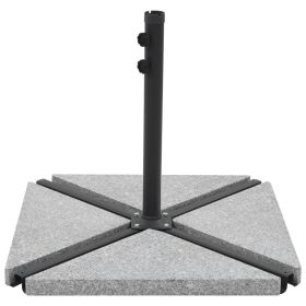 Umbrella Weight Plates 4 pcs Gray Granite Triangular 132.3 lb