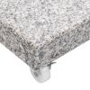 Parasol Base Granite 66.1 lb Square Gray