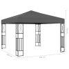 Gazebo 9.8'x9.8' Anthracite Fabric