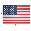 4 feet x 6 feet Steel Grommets Polyester American Flag