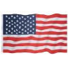 4 feet x 6 feet Steel Grommets Polyester American Flag