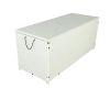 Outdoor Storage Box; 113 Gallon Wicker Patio Deck Boxes with Lid; Outdoor Cushion Storage Container Bin Chest for Kids Toys; Pillows; Towel Creme