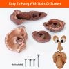 Resin Old Man Tree Hugger Bark Ghost Face Decoration Funny Tree Face  For Outdoor Yard Easter